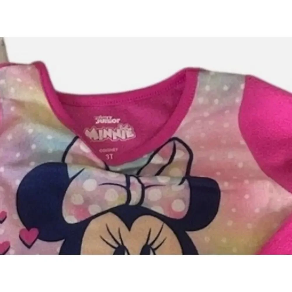 Girls Toddler Pajama Tops 3T-4T Bundle Minnie Mouse Carter's Princess